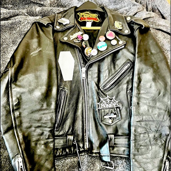 Leather custom Jacket